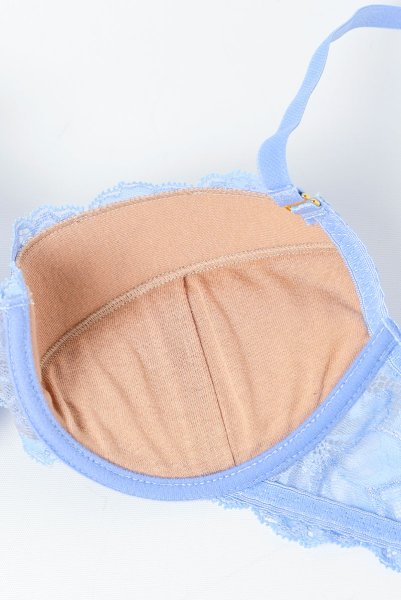 画像10: CLAIR push  | 3/4カップ・ワイヤーブラ・ライトブルー | Sawren サブレン (10)