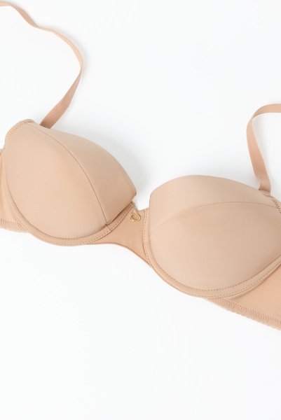 画像2: NATURIA push  | 3/4カップ・ワイヤーブラ・ベージュ | Sawren サブレン (2)