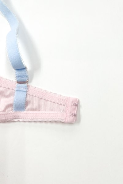 画像7: BLOOM push  | 3/4カップ・ワイヤーブラ・ピンク×ブルー | Sawren サブレン (7)