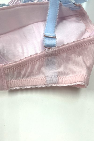 画像9: BLOOM push  | 3/4カップ・ワイヤーブラ・ピンク×ブルー | Sawren サブレン (9)