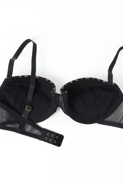 画像5: DIVINE push  | 3/4カップ・ワイヤーブラ・ブラック | Sawren サブレン (5)