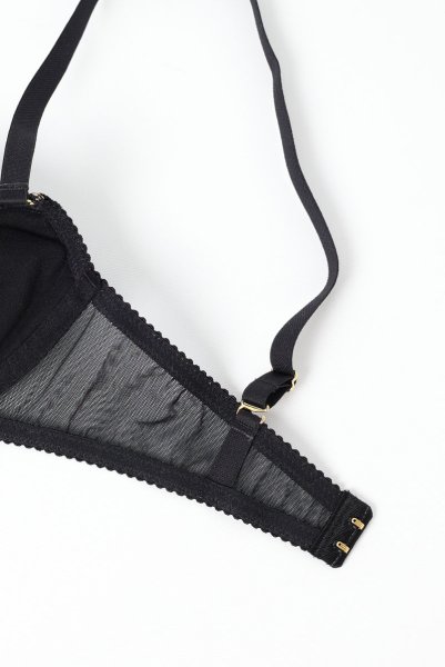 画像6: DIVINE push  | 3/4カップ・ワイヤーブラ・ブラック | Sawren サブレン (6)