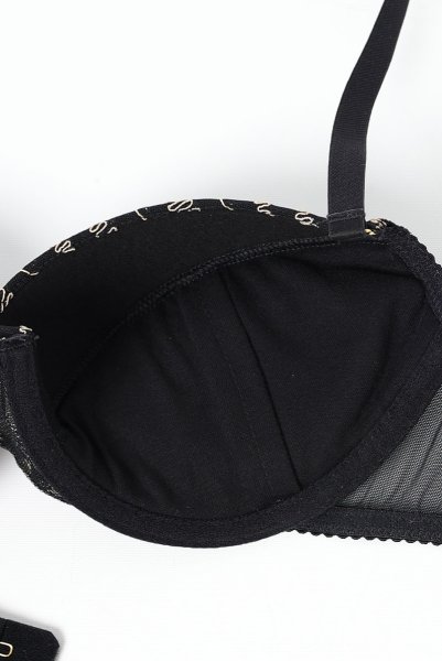 画像8: DIVINE push  | 3/4カップ・ワイヤーブラ・ブラック | Sawren サブレン (8)