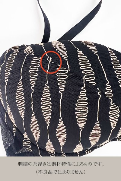 画像9: DIVINE push  | 3/4カップ・ワイヤーブラ・ブラック | Sawren サブレン (9)