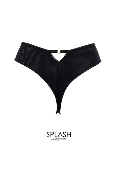 画像2: DIVINE thong  | タンガ・Ｔバック・ブラック | Sawren サブレン (2)