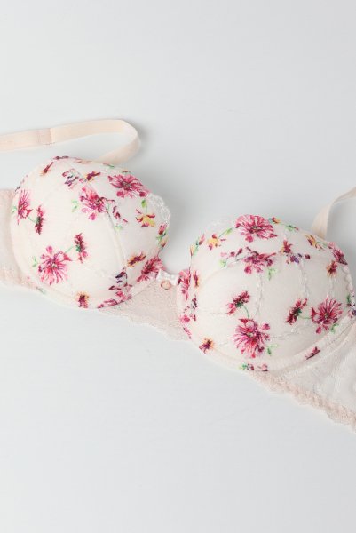 画像2: ROMANCE push  | 3/4カップ・ワイヤーブラ・ピンク | Sawren サブレン (2)