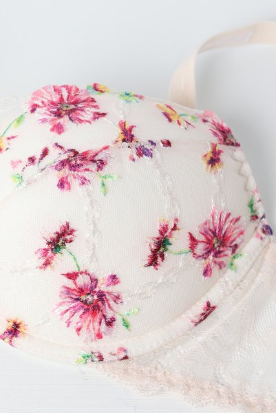 画像3: ROMANCE push  | 3/4カップ・ワイヤーブラ・ピンク | Sawren サブレン (3)