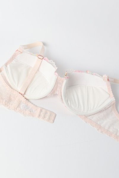 画像5: ROMANCE push  | 3/4カップ・ワイヤーブラ・ピンク | Sawren サブレン (5)