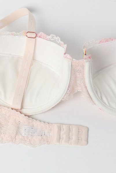 画像7: ROMANCE push  | 3/4カップ・ワイヤーブラ・ピンク | Sawren サブレン (7)