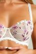 画像4: ROMANCE soft  | 一枚レース・パッドなし・ワイヤーブラ・3/4カップ・ピンク | Sawren サブレン【即日発送・サイズ交換OK】※メール便対象商品※輸入下着・高級ランジェリー  (4)