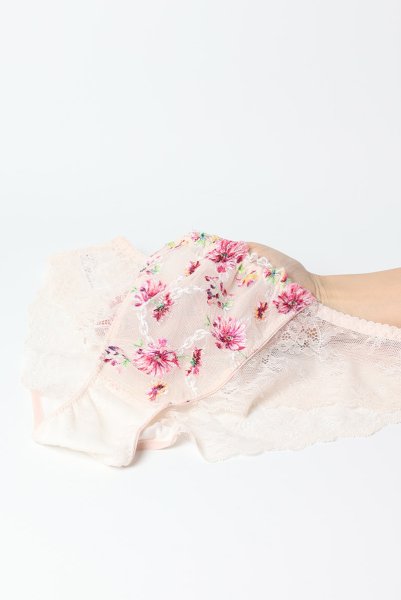 画像9: ROMANCE brief  | ノーマルショーツ・ブリーフ・ピンク | Sawren サブレン (9)