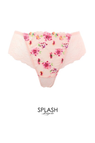 画像1: ROMANCE thong  | タンガ・Ｔバック・ピンク | Sawren サブレン【即日発送・サイズ交換NG・メール便対象】輸入下着・高級ランジェリー  (1)
