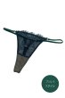 画像2: 【予約受付中】FOREST thong  | タンガ・Ｔバック・グリーン | Sawren サブレン｜輸入下着・高級ランジェリー  (2)