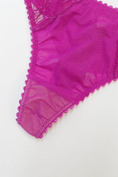 画像6: 【予約受付中】AUDACE thong  | タンガ・Ｔバック・マゼンタ | Sawren サブレン｜輸入下着・高級ランジェリー  (6)