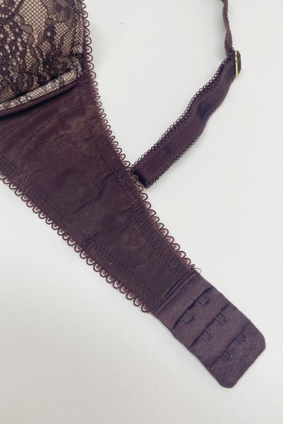 画像5: 【予約受付中】VELOUTE push  | 3/4カップ・ワイヤーブラ・ブラウン | Sawren サブレン｜インポート・輸入下着・高級ランジェリー  (5)