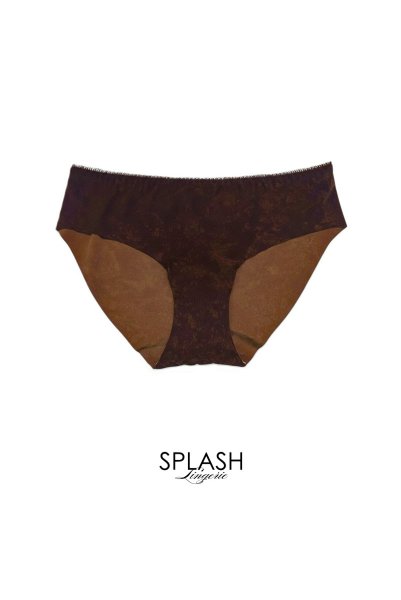 画像1: 【予約受付中】VELOUTE brief  | ノーマルショーツ・ブリーフ・ブラウン | Sawren サブレン｜輸入下着・高級ランジェリー  (1)