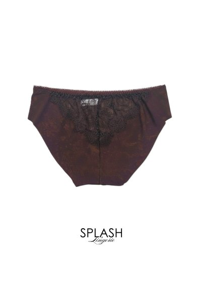 画像2: 【予約受付中】VELOUTE brief  | ノーマルショーツ・ブリーフ・ブラウン | Sawren サブレン｜輸入下着・高級ランジェリー  (2)