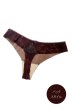 画像4: 【予約受付中】VELOUTE thong  | タンガ・Ｔバック・ブラウン | Sawren サブレン｜輸入下着・高級ランジェリー  (4)