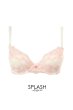 画像1: BLUSH push  | 3/4カップ・ワイヤーブラ・ピンク×クリーム | Sawren サブレン【即日発送】インポート・輸入下着・高級ランジェリー  (1)