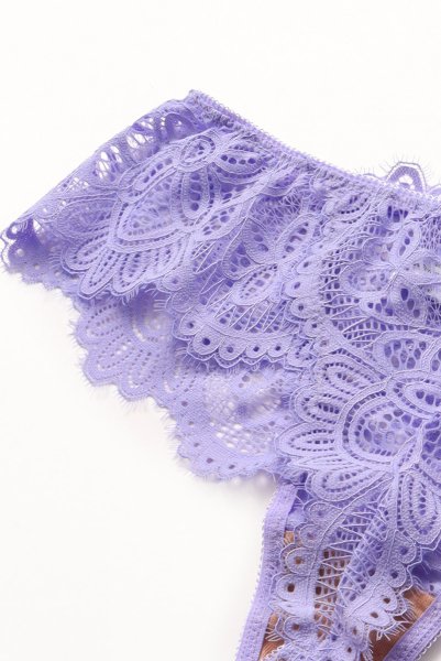 画像7: PROVENCE thong  | タンガ・Ｔバック・パープル | Sawren サブレン【即日発送・サイズ交換NG・メール便対象】輸入下着・高級ランジェリー  (7)