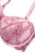画像4: PEONY push  | 3/4カップ・ワイヤーブラ・ピンク | Sawren サブレン【即日発送】インポート・輸入下着・高級ランジェリー  (4)