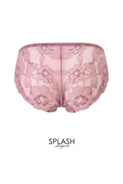 画像2: PEONY brief  | ノーマルショーツ・ピンク | Sawren サブレン【即日発送・サイズ交換NG・メール便対象】輸入下着・高級ランジェリー  (2)