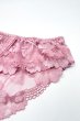 画像5: PEONY brief  | ノーマルショーツ・ピンク | Sawren サブレン【即日発送・サイズ交換NG・メール便対象】輸入下着・高級ランジェリー  (5)