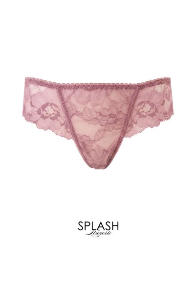 画像1: PEONY thong  | タンガ・Ｔバック・ピンク | Sawren サブレン【即日発送・サイズ交換NG・メール便対象】輸入下着・高級ランジェリー  (1)