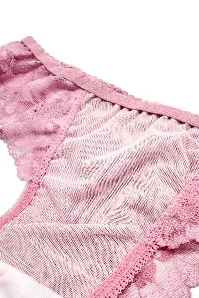 画像7: PEONY thong  | タンガ・Ｔバック・ピンク | Sawren サブレン【即日発送・サイズ交換NG・メール便対象】輸入下着・高級ランジェリー  (7)