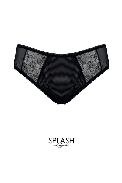 画像1: 【予約】VEIL brief  | ノーマルショーツ・ブラック | Sawren サブレン【即日発送・サイズ交換NG・メール便対象】輸入下着・高級ランジェリー  (1)