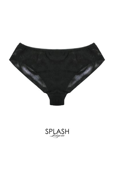 画像2: 【予約】VEIL brief  | ノーマルショーツ・ブラック | Sawren サブレン【即日発送・サイズ交換NG・メール便対象】輸入下着・高級ランジェリー  (2)