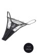 画像4: 【予約】VEIL thong  | タンガ・Ｔバック・ブラック | Sawren サブレン【即日発送・サイズ交換NG・メール便対象】輸入下着・高級ランジェリー  (4)