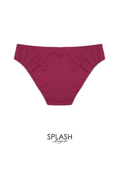 画像2: 【予約】RUBY brief  | ノーマルショーツ・ワインレッド | Sawren サブレン輸入下着・高級ランジェリー  (2)