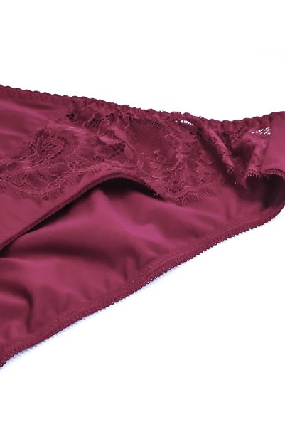 画像5: 【予約】RUBY brief  | ノーマルショーツ・ワインレッド | Sawren サブレン輸入下着・高級ランジェリー  (5)