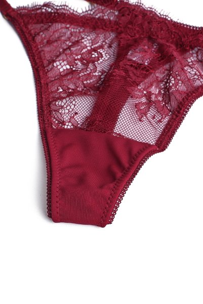 画像6: 【予約】RUBY-G-string  | Gストリングショーツ・Ｔバック・ワインレッド | Sawren サブレン輸入下着・高級ランジェリー  (6)