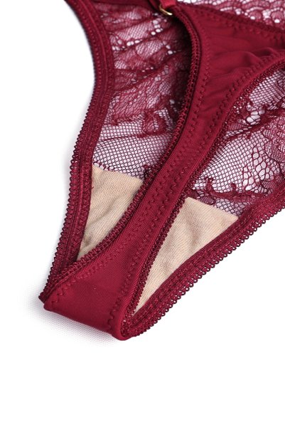 画像8: 【予約】RUBY-G-string  | Gストリングショーツ・Ｔバック・ワインレッド | Sawren サブレン輸入下着・高級ランジェリー  (8)