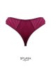 画像2: 【予約】RUBY thong  | タンガ・Ｔバック・ワインレッド | Sawren サブレン輸入下着・高級ランジェリー  (2)