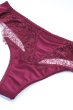 画像6: 【予約】RUBY thong  | タンガ・Ｔバック・ワインレッド | Sawren サブレン輸入下着・高級ランジェリー  (6)