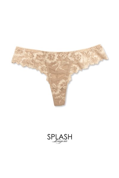 画像1: 【予約】NUDE thong  | タンガ・Ｔバック・ライトベージュ | Sawren サブレン【即日発送・サイズ交換NG・メール便対象】輸入下着・高級ランジェリー  (1)