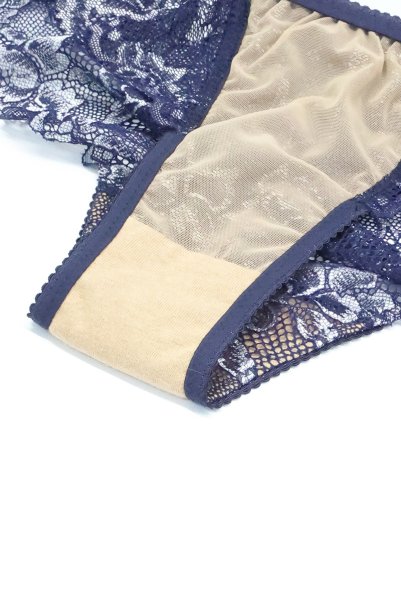 画像8: 【予約】OPERA-navy brief  | ノーマルショーツ・ネイビー | Sawren サブレン【即日発送・サイズ交換NG・メール便対象】輸入下着・高級ランジェリー  (8)