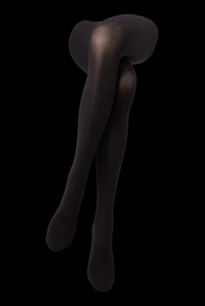 画像5: CONTROL TOP 60  | 着圧タイツ 60デニール・無地・ヒップアップ・ブラック | Veneziana ベネチアナ (5)