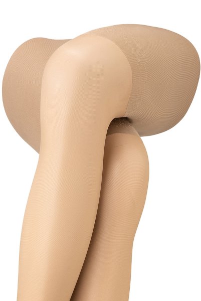 画像3: SLIM 40 visone  | 着圧ストッキング 40デニール・無地・スリム・ベージュ | Veneziana ベネチアナ (3)