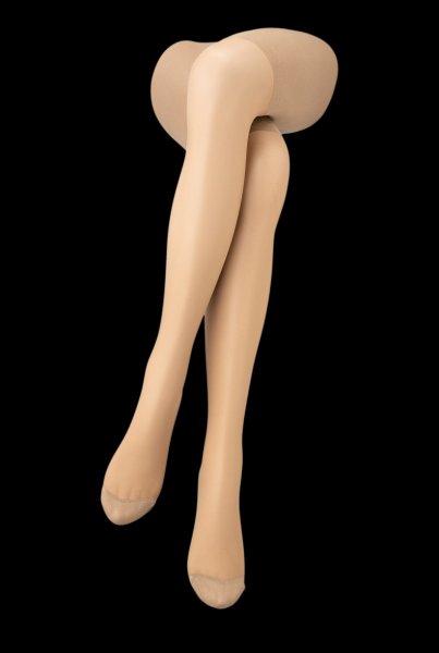 画像5: SLIM 40 visone  | 着圧ストッキング 40デニール・無地・スリム・ベージュ | Veneziana ベネチアナ (5)