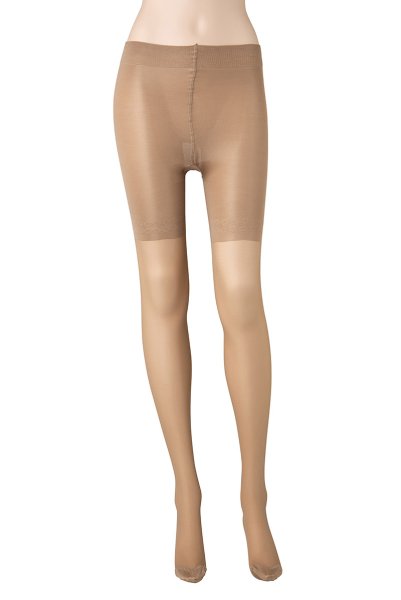 画像6: SLIM 40 visone  | 着圧ストッキング 40デニール・無地・スリム・ベージュ | Veneziana ベネチアナ (6)