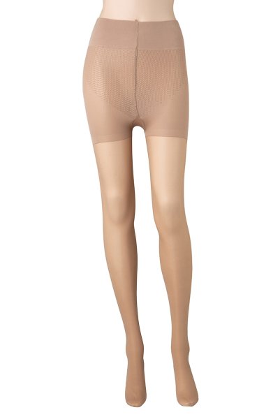 画像6: TOTAL SLIM 30 cognac  | 着圧ストッキング 30デニール・無地・スリム・ベージュ | Veneziana ベネチアナ (6)