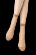 画像6: ショートストッキング（網・ラメ・ベージュ×ゴールド）※2足までメール便対象  [ALBA-RETE-Socks-beige] (6)