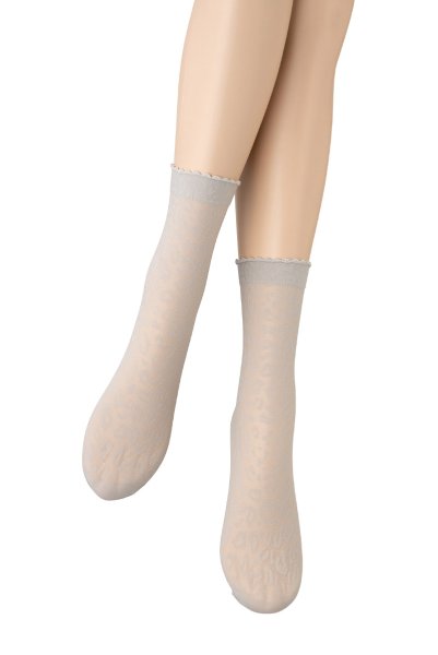 画像5: ANIMAL 20 Socks argento  | ショートストッキング・アニマル柄・グレー | Veneziana ベネチアナ (5)