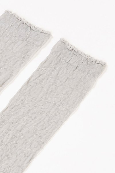 画像9: ANIMAL 20 Socks argento  | ショートストッキング・アニマル柄・グレー | Veneziana ベネチアナ (9)