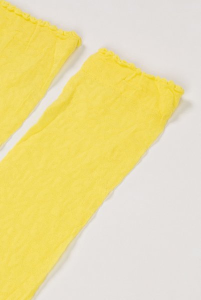 画像9: ANIMAL 20 Socks giallo  | ショートストッキング・アニマル柄・イエロー | Veneziana ベネチアナ (9)