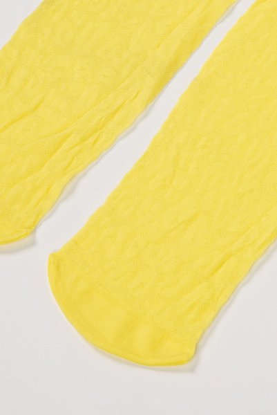 画像10: ANIMAL 20 Socks giallo  | ショートストッキング・アニマル柄・イエロー | Veneziana ベネチアナ (10)